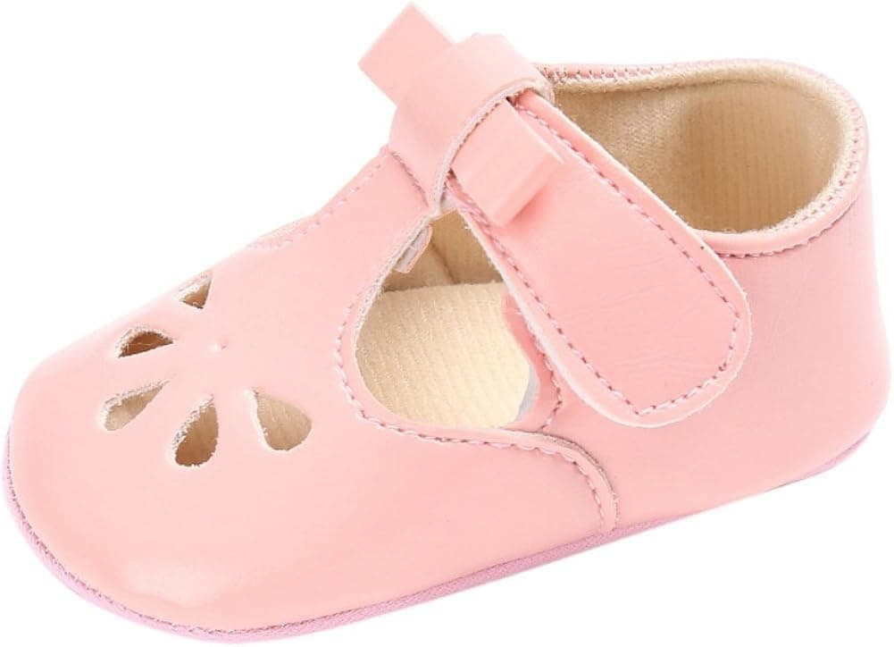 Weixinbuy Infant Baby Girl's Hollow Comfort Sole Casual Mary Jane Shoes Flats