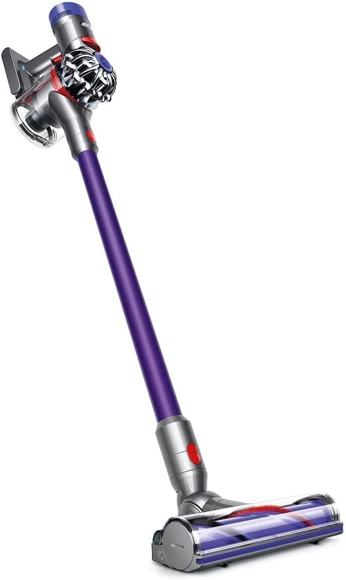 Dyson V8 Animal+ Cordless Stick Vacuum Cleaner: Bagless, HEPA Filter, Height Adjustment, Telescopic Handle, Rotating Brushes, Battery Operated, Portable, Purple (Renewed)
