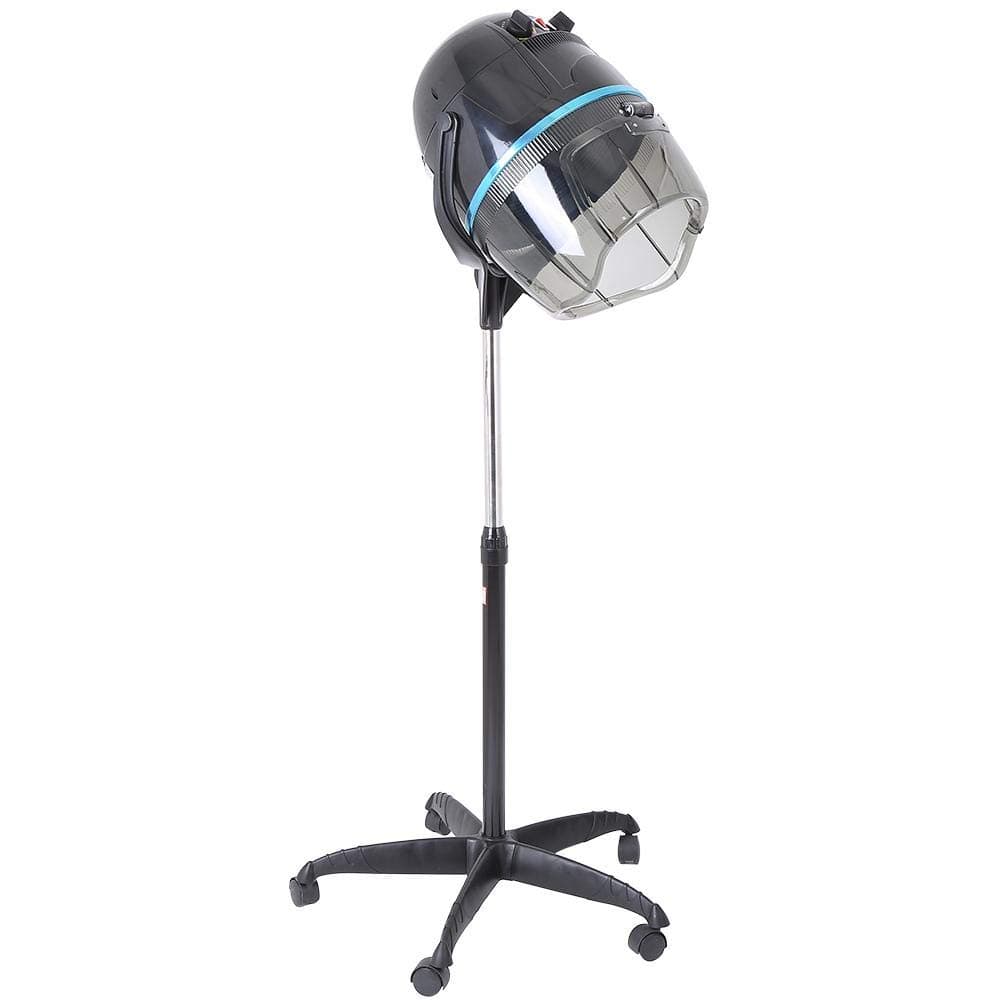 Stand Hair Dryer, Professional Adjustable Hooded Floor Hair Bonnet Dryer Stand Up Hair Treatment Dryer Equipment with Rolling Wheels for Home Salon Beauty Hair Care