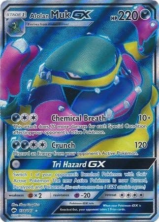Alolan Muk GX - 138/147 - Full Art Ultra Rare