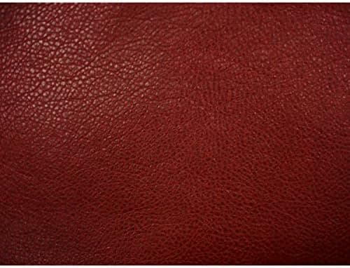 DCG Stores Softline Red Leather Look Futon Cover 28'' Chair Ottoman, Proudly Made in USA