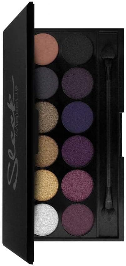 Sleek MakeUp -Ultrapigmented and Long-lasting i-Divine 12 Colors Mineral Eyeshadow Palette - Vintage Romance-Limited Edition