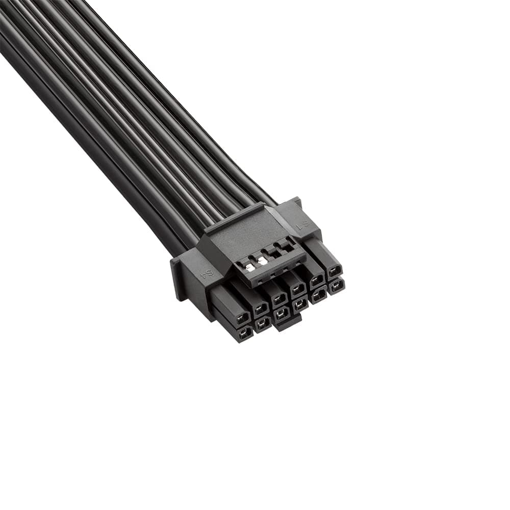 CableMod Basics C-Series 12VHPWR PCI-e Cable for Corsair (Black, 16-pin to Quad 8-pin, 60cm)