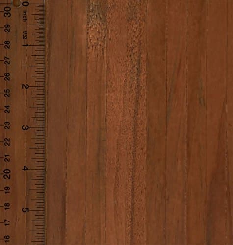 Self Stick Wood Flooring Sheet in Dark Wood 1/2 Inch Slat c