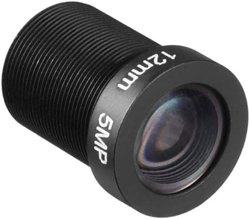 uxcell 12mm 5MP F2.0 FPV CCTV Camera Lens Wide Angle for CCD Camera