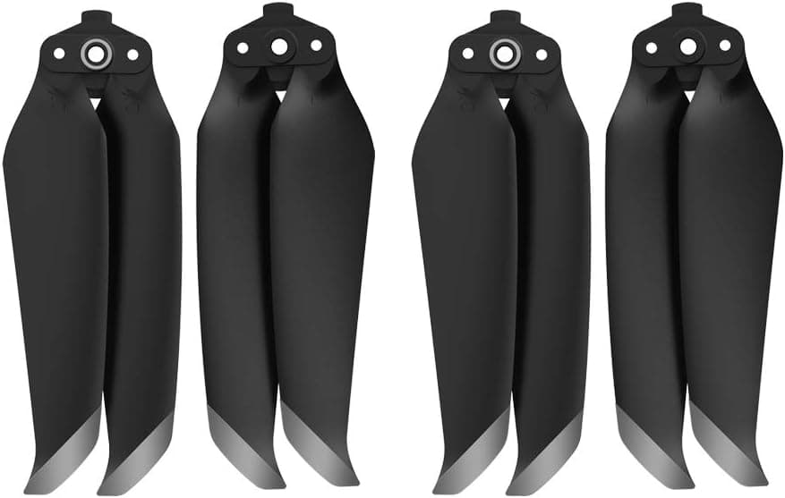 Globact Mavic air 2 4Pcs 7238 Propellers Low-Noise Quick Release Props for DJI Mavic air 2 RC Drone (Silver, 4PCS)