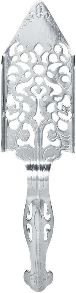1pc 304 Stainless Steel Unique Design Cocktail Bar Glass Cup Drinking Filter Wormwood Spoon (#1)