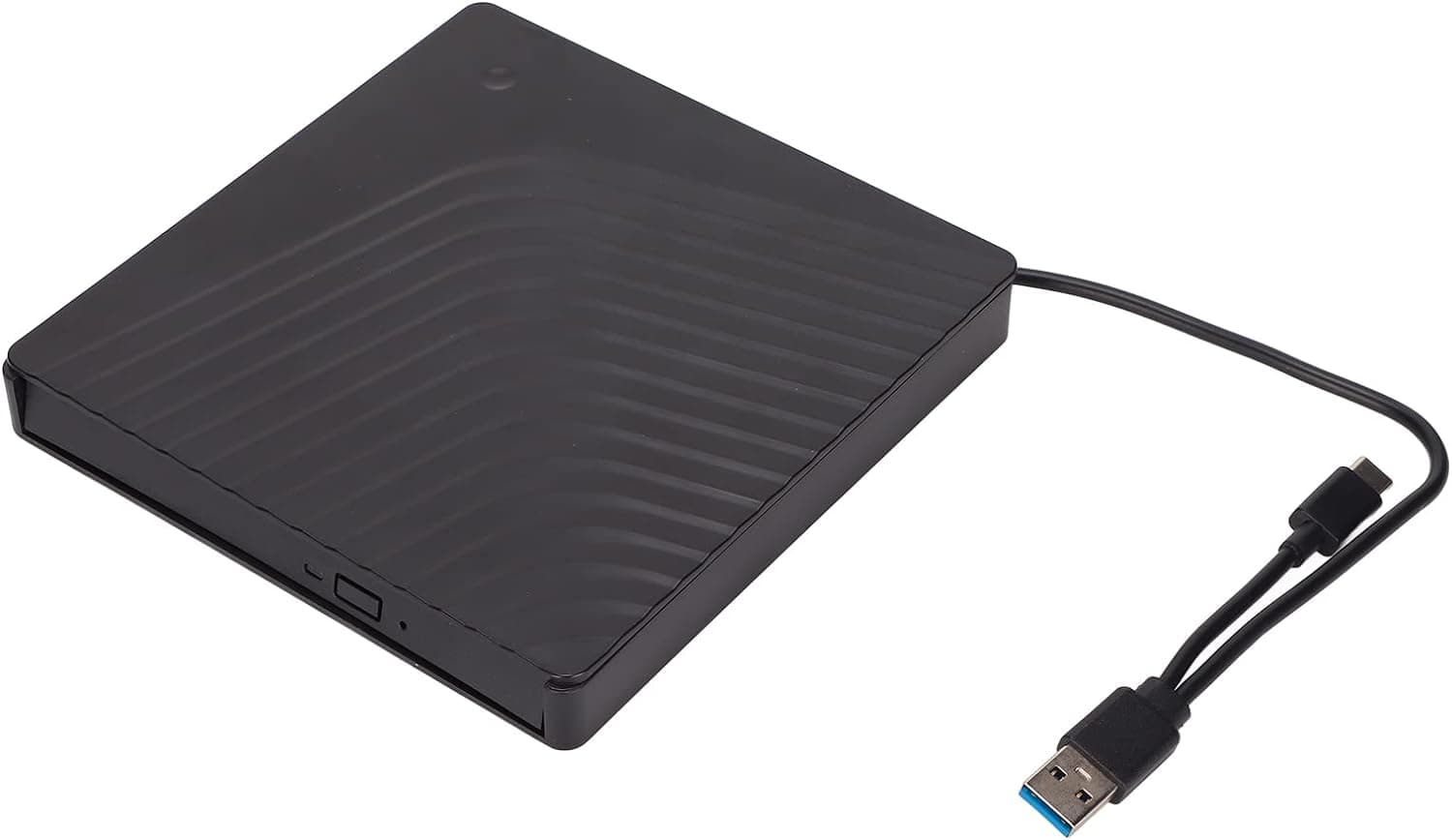 PUSOKEI External DVD Drive, USB3.0 USB2.0 Laptop Optical Drive Detachable External CD Drive Box, 5Gbps DVD Player for Laptop CD ROM Burner