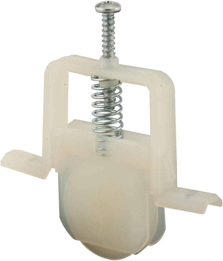 Prime-Line B 691 Screen Door Roller Assembly with Thin 1 inch Nylon Ball Bearing (2-pack), 1 inch x 7/32 inch, off-white