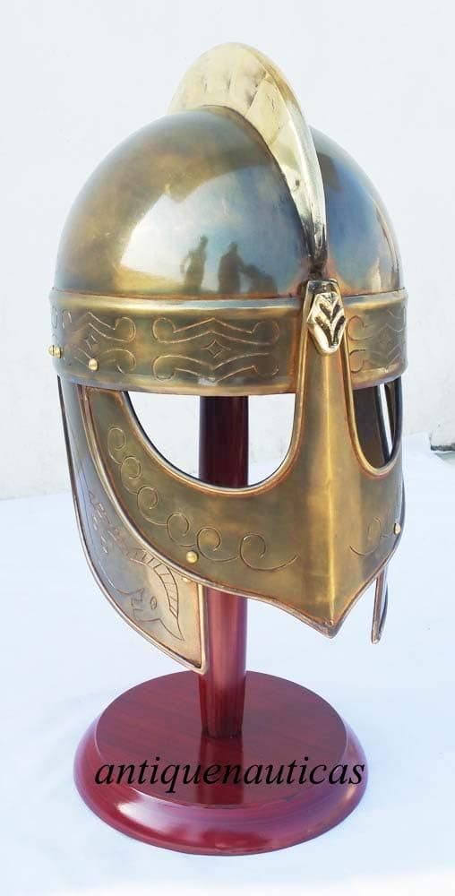 Shiv Shakti Enterprises Medieval Valsgarde Armor Helmet Viking Helmet Spartan Greek Roman Warrior Helmet