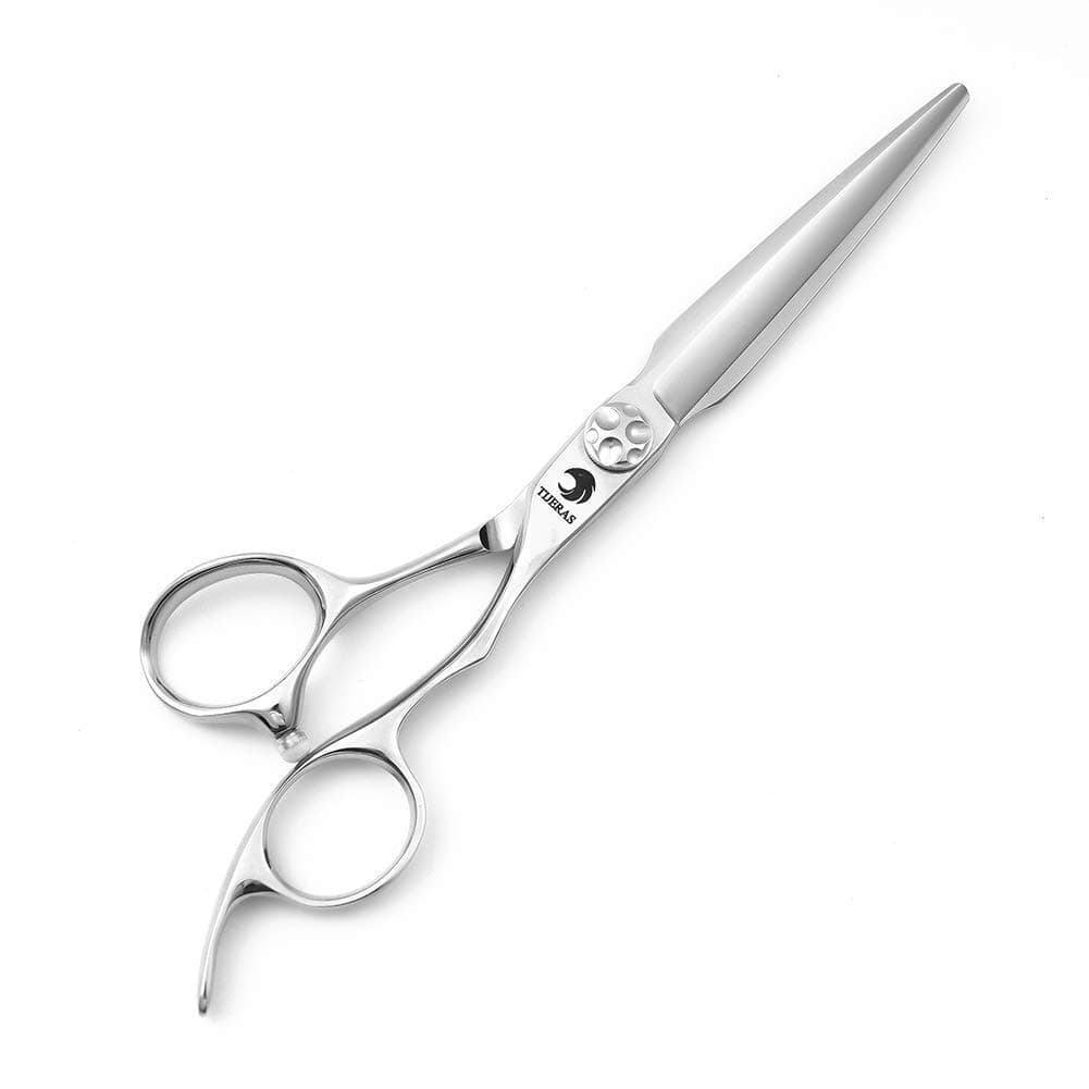 TIJERAS 6Inch Straight Hair Cutting Scissor Barber Hair Trimmers Kits Hair Cutting Shear Hand-Forged Japanese Stainless Steel Shear Razor Edge Sharp Blade Smooth Hair Cutting Scissor