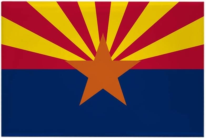 CafePress Arizona State Flag Rectangle Magnet, 3"x2" Refrigerator Magnet