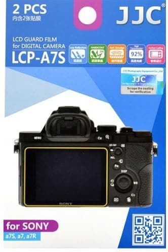 JJC LCP-A7S Camera LCD Screen Protector Film Cover Compatible with Sony a7, a7S, A7R