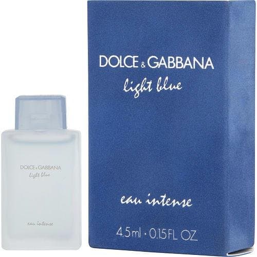 D & G Light Blue Eau Intense By Dolce & Gabbana For Women Eau De Parfum .15 Oz Mini