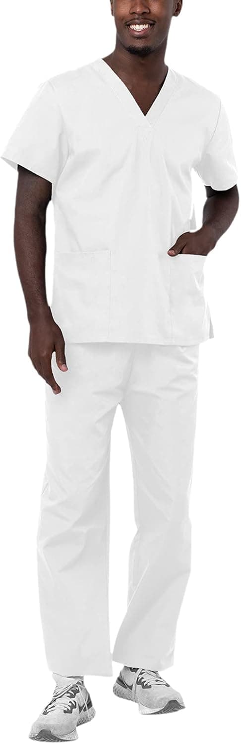 Adar Universal Unisex Scrubs - Unisex Drawstring Scrub Set