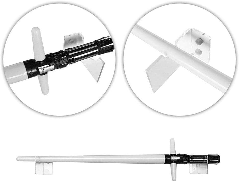 YDDSABER Lightsaber Stand Acrylic Light Saber Display Holder (Horizontally)
