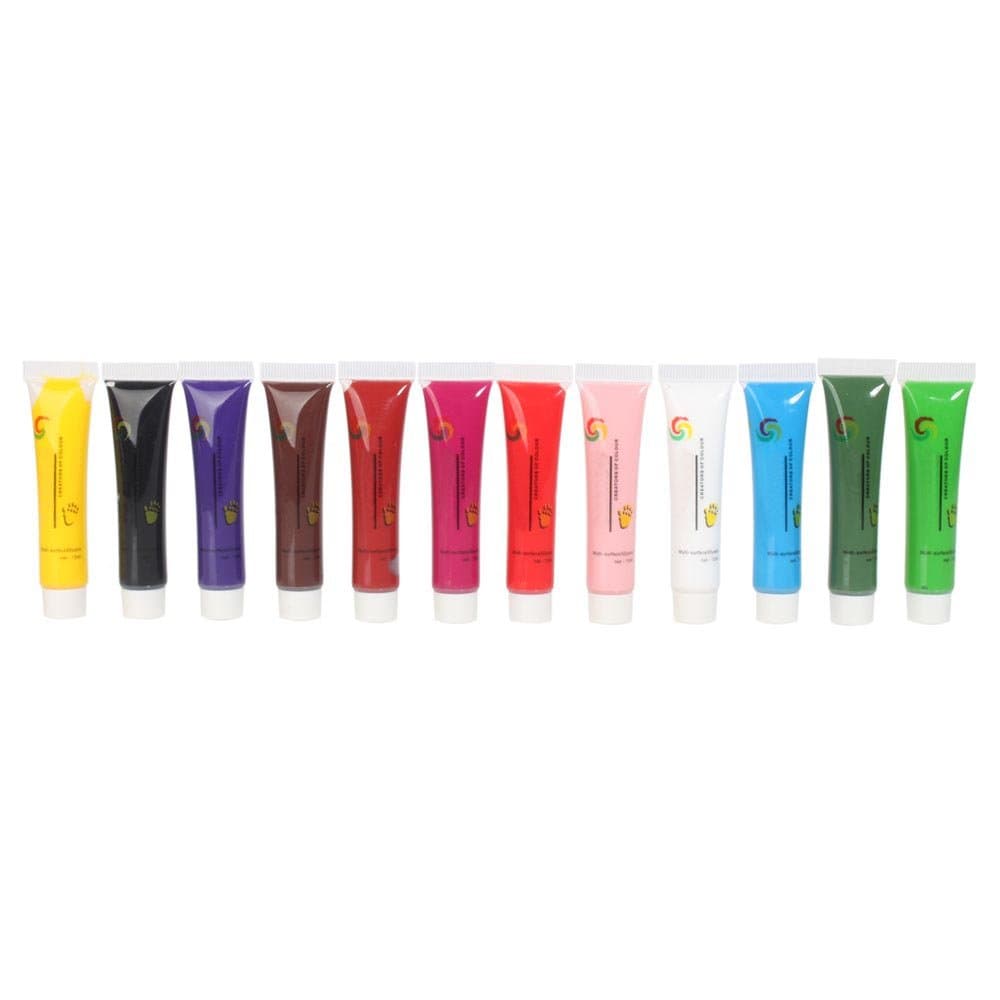 12 Colors 12ml 3D Nail Art Paint Tube Pigment Draw Painting Design Acrylic Tip UV Gel (2)