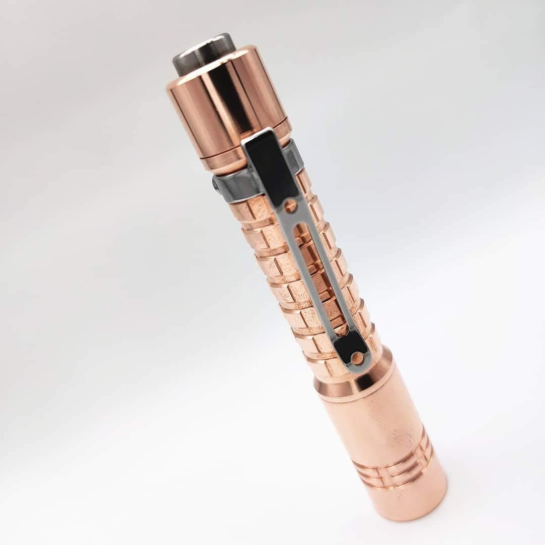 Reylight pineapple mini AAA/10440 flashlight by shenray - copper