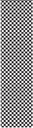 Black Diamond Skateboard Grip Tape Sheet White Checkers