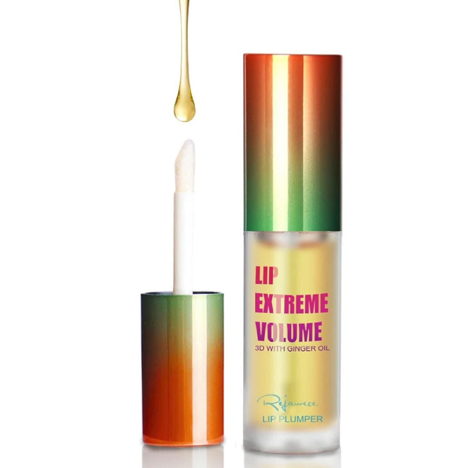 Rejawece Lip Plumper Lip Gloss Lip Plumping Balm Plumper Device Lipstick Treatment - Clear Lip Plump Gloss - Enhancer for Fuller & Hydrated Lips | Give Volume, Moisturize (Strong)