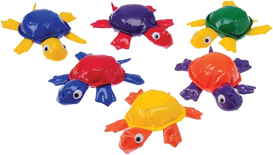 Marvel Education Turtle Bean Bag Set of 6, 8-Inch