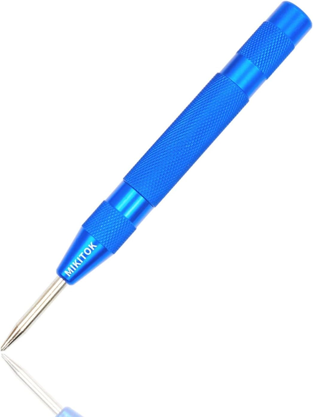 Automatic Center Punch,MIKITOK Spring Loaded Center Punch,Self Centering Drill Bit Setcenter Punch Spring Loaded,Window Punch Spring Punch with Durable Tension