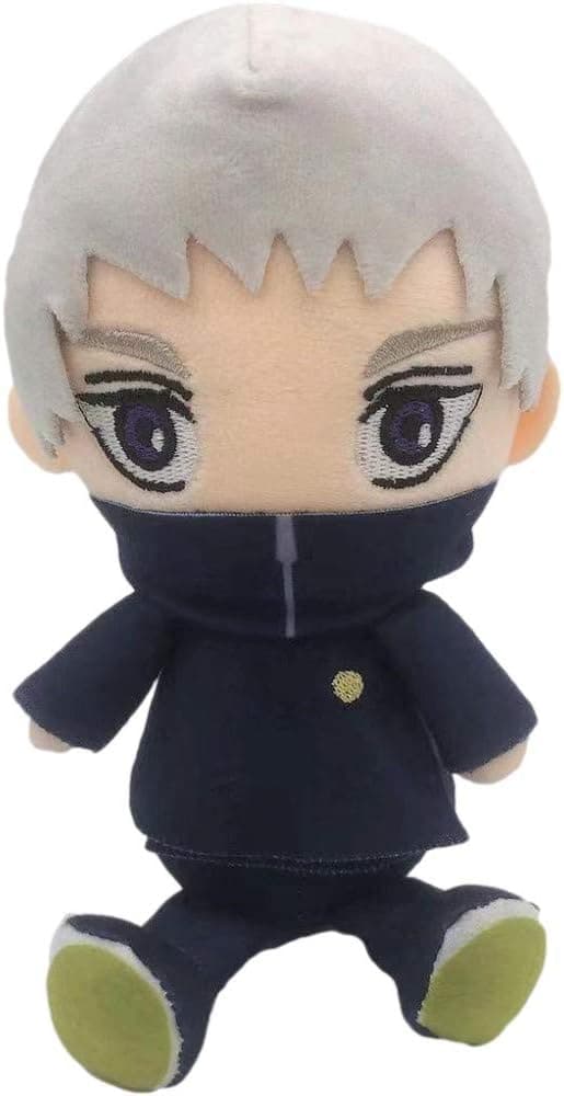 uoozii JJK Plush Inumaki Toge Figure Plushie Anime Gojo Satoru Cos Kugisaki Nobara Doll Cute Fushiguro Megumi Toy JJK Fan Gifts 15cm 6" (Inumaki Toge)