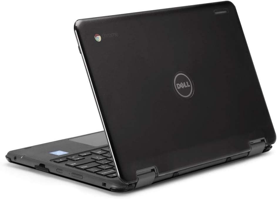 mCover Case Compatible for 2017~2019 11.6" Dell Chromebook 5190 / 3189 2-in-1 Education Series( with 360 ° Hinge) Laptop Computer ONLY (NOT Fitting Any Other Dell Models ) - Black