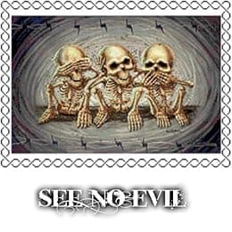 See No Evil Counted Cross Stitch Chart