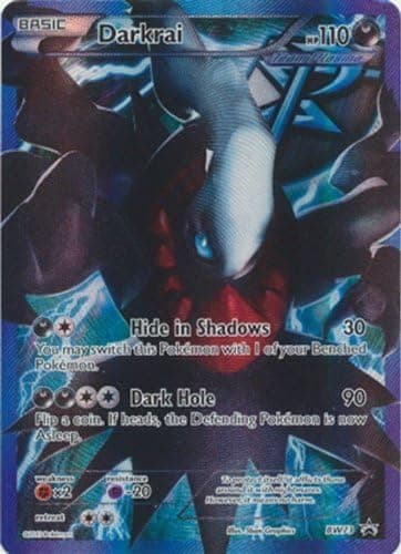 Pokemon Promo Card Team Plasma Darkrai Full Art BW73 Mint!