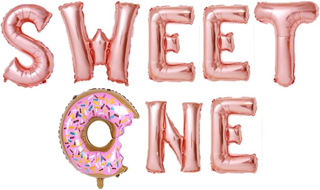 Donut Sweet One 1st Birthday Birthday Party Decorations,Donut Sweet One Birthday Party Decorations, Sweet One Donut Balloons,