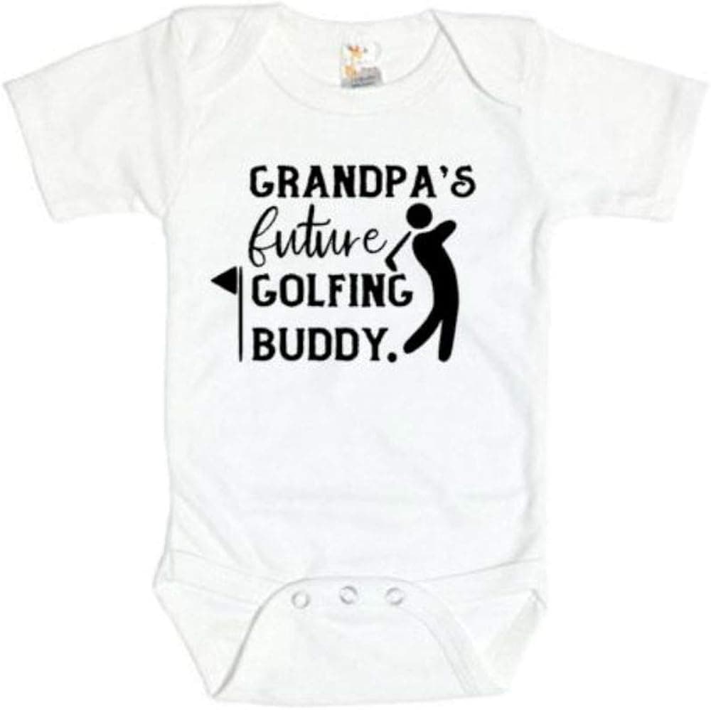 Grandpa's Future Golfing Buddy/Baby Announcement/Granddad Bodysuit/Onesie