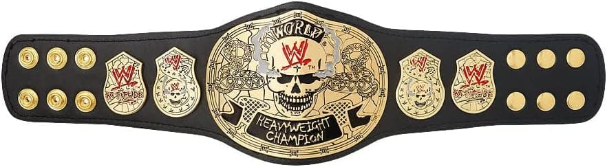 WWE Authentic Wear Smoking Skull Championship Mini Replica Title Belt Multi