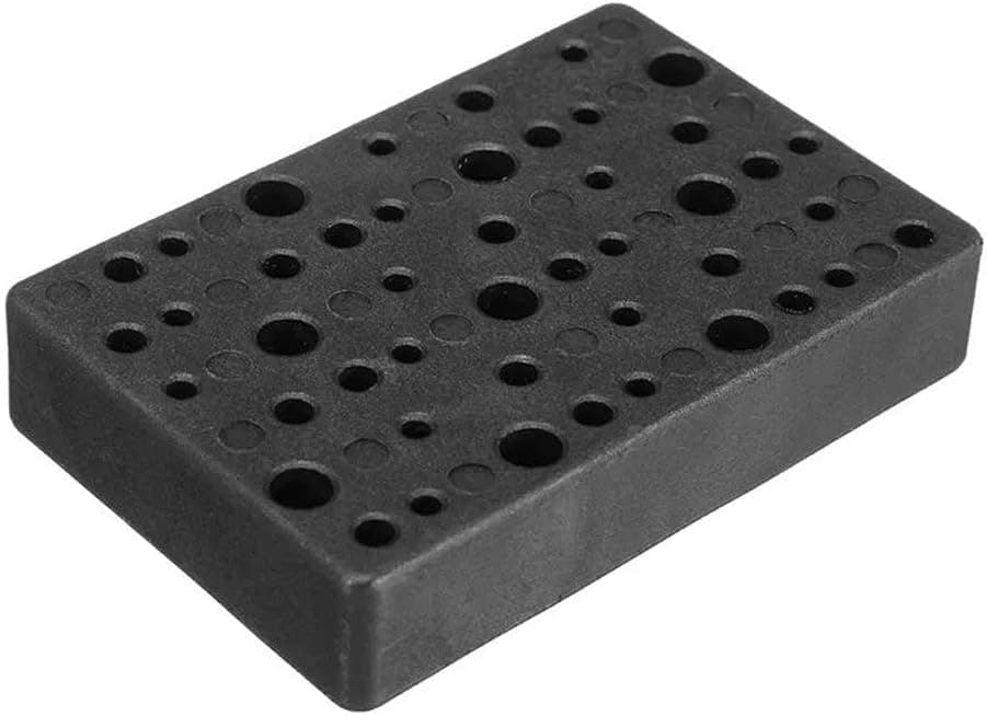 45 Holes Rotary Tool Bit Holder Organizer Drill Bits Holder Plastic Storage Case Box Block for Dremel Rotary Tool Accessories