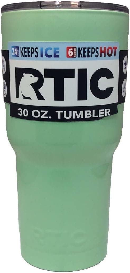 Rtic Powder Coated 30 Oz. Tumbler with Lid-Mint Green