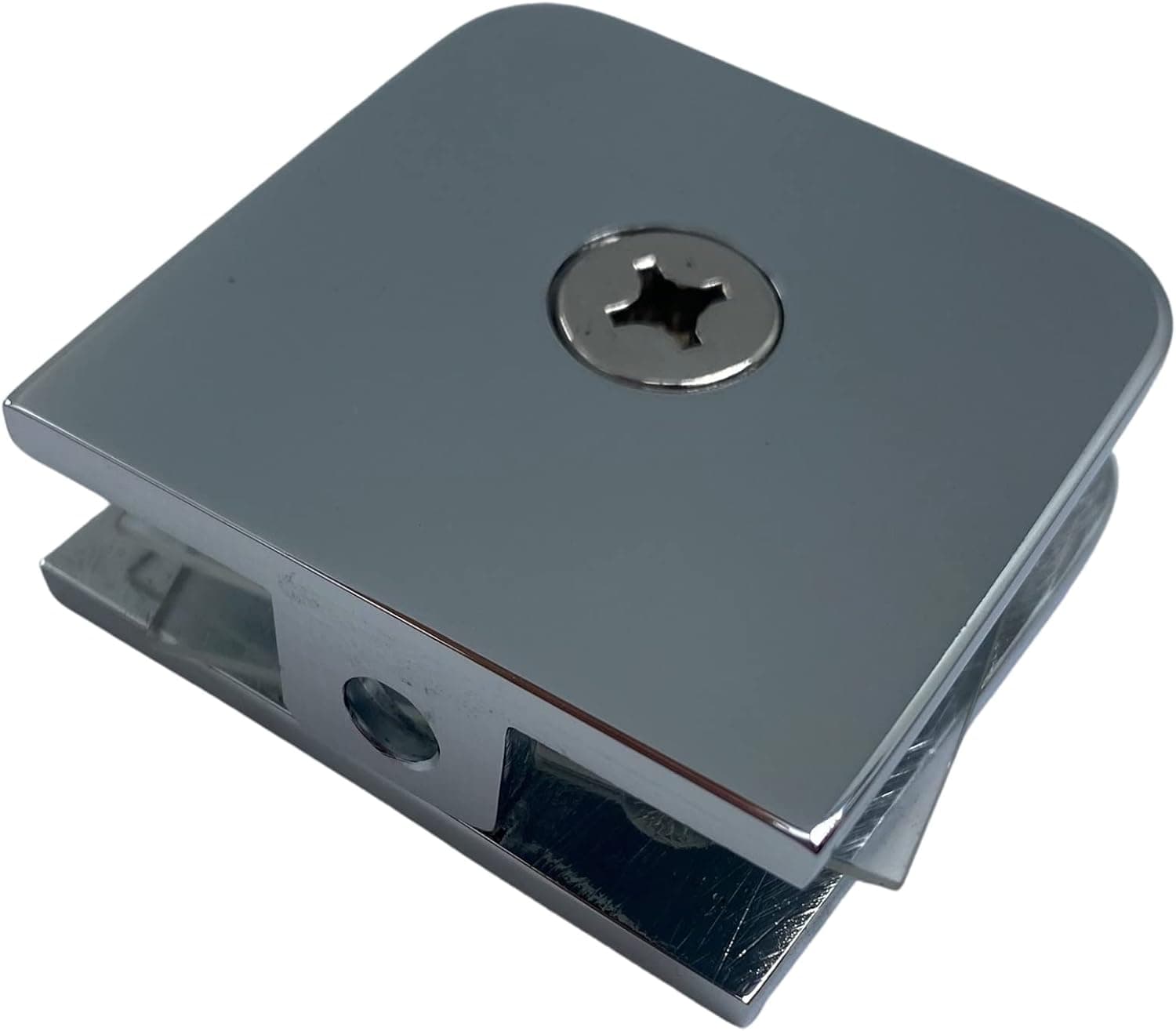 C.R. LAURENCE UC77CH CRL Chrome Traditional Style Fixed Panel U-Clamp