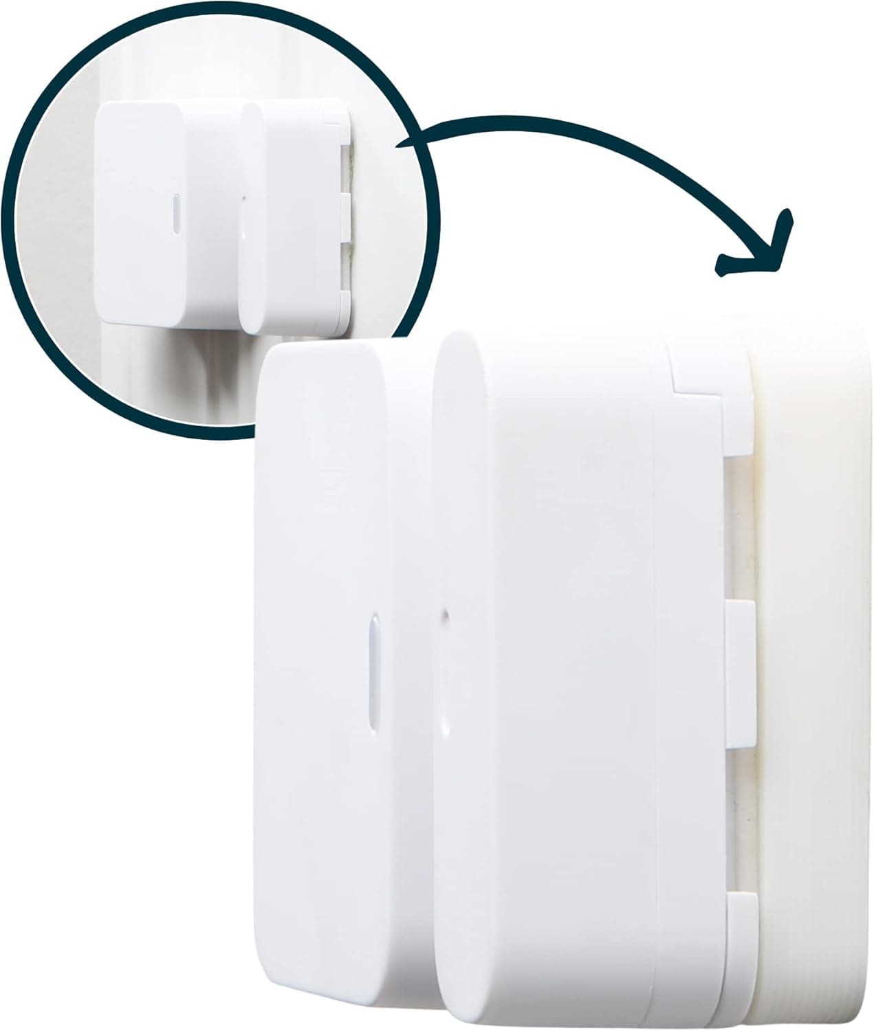 Sensor Riser Compatible with SimpliSafe - DIY Contact Sensor Spacer for SimpliSafe Wireless Home Security Systems, Gate Window Door Motion Sensors Alarm System and Home Security Accessories