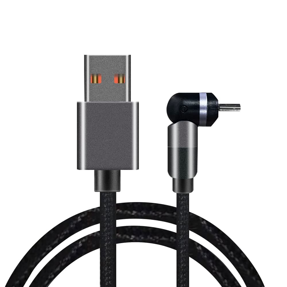 Micro USB Cable Android Charger 6FT, 180°Rotation Micro USB Fast Charging Cable Nylon Braided USB A to USB B fast charging cable 3A Fast Data Sync Transfer USB Charger for Samsung,Android Phone,LG,HTC