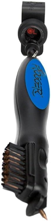 Frogger BrushPro Latch-It Golf Club Cleaner with Ergonomic Grip and Latch-it Magnet | Sturdy Golf Brush and Groove Cleaner with Advanced Scrub Cleaning Technology for Professional Golfers