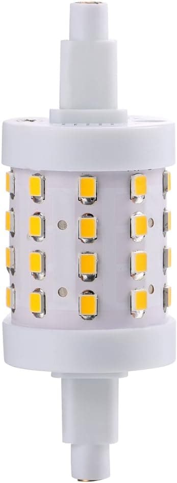 eshion 10W R7s J78 36 LED 2835 SMD Lamp Energy saving Flood Light Bulb Dimmable 78mm (One Size, Warm White)