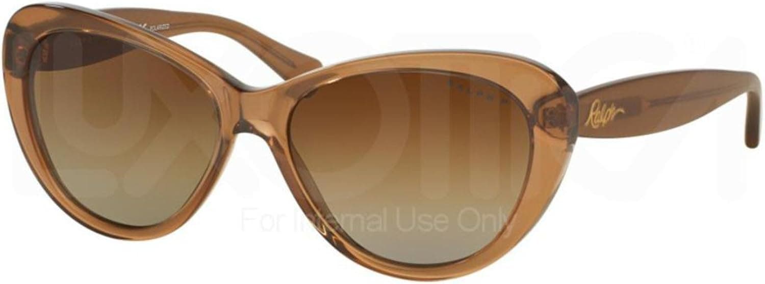Ralph Women's RA5189 Sunglasses Brown / Brown Gradient Polarized 56mm