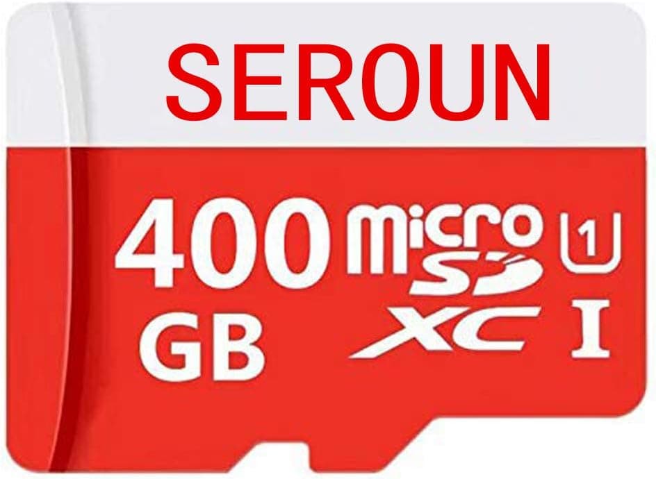 seroun High Speed Class 10 Micro SD SDXC Card with Adapter 400GB