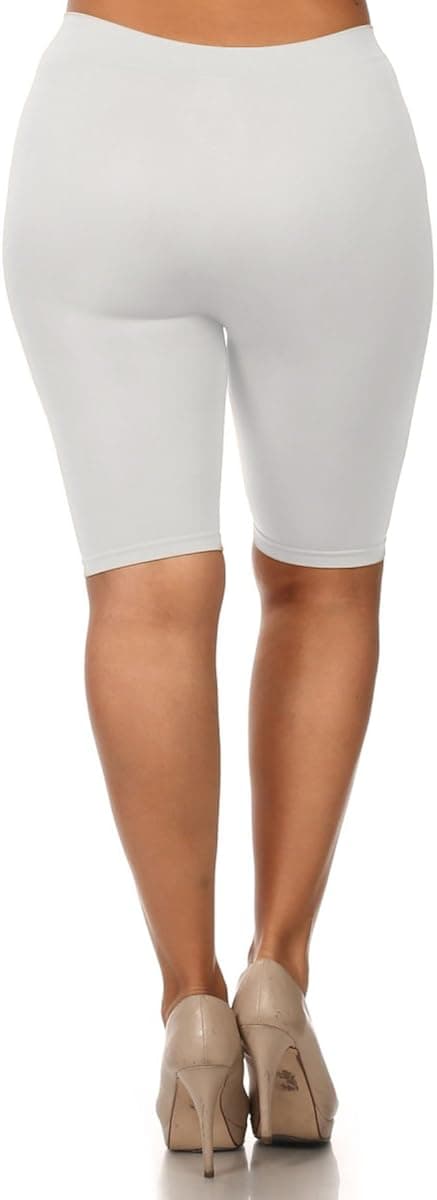 World of Leggings Plus Size Spandex Knee High Boy Shorts - Shop 16 Colors