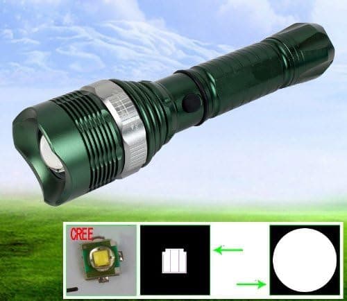 Super Bright 400 Lumen Cree Q5 Rechargable Led Zoomable Adjustable Focus Flashlight Torch with Battery and professional Charger, Water resistence design LED flashlight high bright