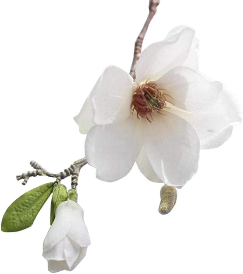 Drfoytg Clearance,Artificial Flowers Home Decor Fake Flower Magnolia Artificial Fake Flowers Bouquet Wedding Hotel Office Party Decoration Pink (A)