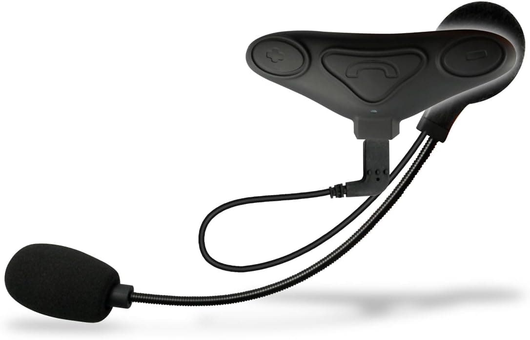 Avantree HM100 Universal Bluetooth Motorcycle Helmet headset kit, Support wireless intercom Interphone, GPS A2DP stereo music stream; accordance withIPX6, water proof, specially designed for motorcycle rider. Compatible for iPhone 5 5C 5S 4GS 4G 4, iPhone 6, iPhone 6 plus, Samsung galaxy note 2 note 3 S5 S4, HTC one, Nexus 5 4, Sony, Nokia and other Bluetooth enable devices - Black