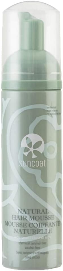 SUNCOAT PRODUCTS INC. Sugar-Based Natural Hair Styling Mousse Natural Scent