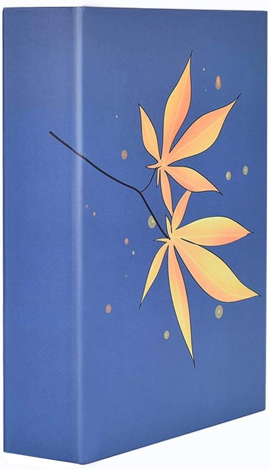 ERBAO Memo Photo Album 200 Pockets Hold 4x6 Photos, Maple Leaf Design