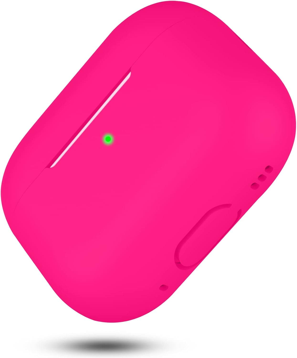 ATUAT AirPods Pro 2nd Generation Case Cover(2022), Protective Soft Silicone Skin Accessories for Men Women Boys Girls for Apple AirPods Pro Gen 2, Front LED Visible-Hot Pink