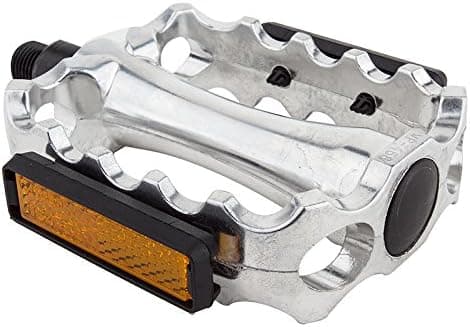 Sunlite Cruz Alloy Sport Pedals, 9/16", Silver